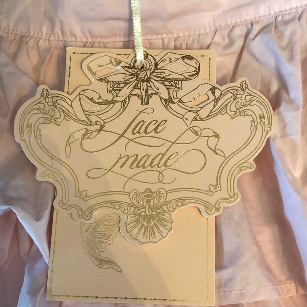 LACEMADE Fleur Poetry pink cotton ruffle skirt - Picture 8 of 10